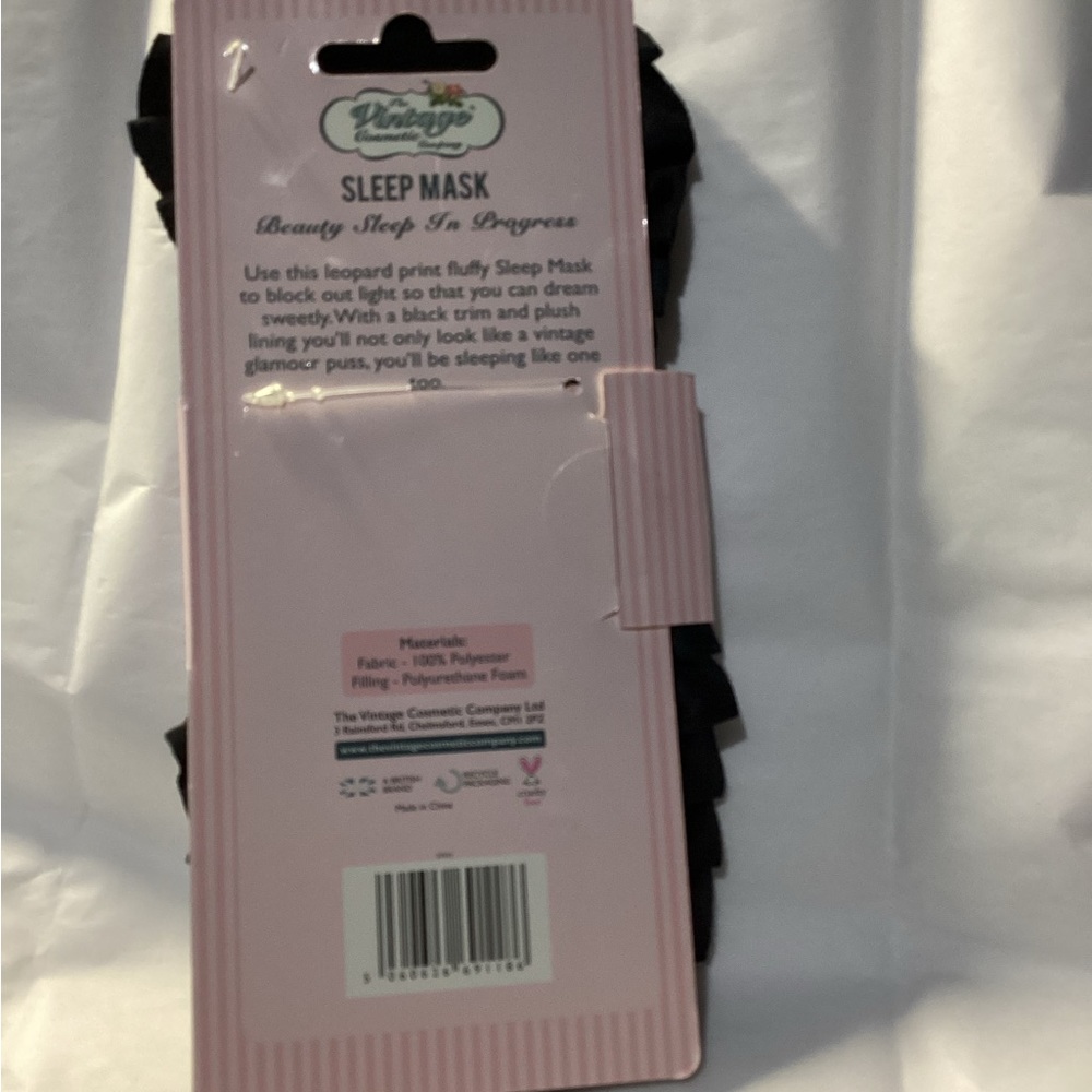 LEOPARD PRINT SLEEP MASK - Picture 2 of 2